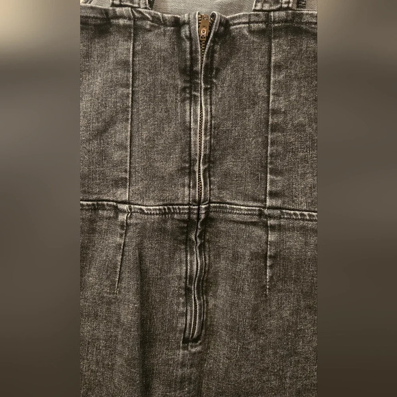 Girls' Denim Dress - Art Class Black Acid Wash Size XL 14 - Picture 5 of 8